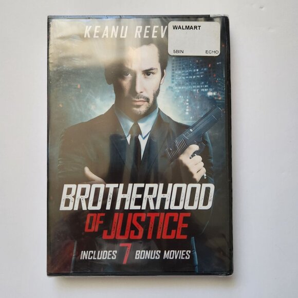 Brotherhood Of Justice DVD Featuring Keanu Reeves Includes 7 Bonus Movies Echo B - Picture 1 of 5